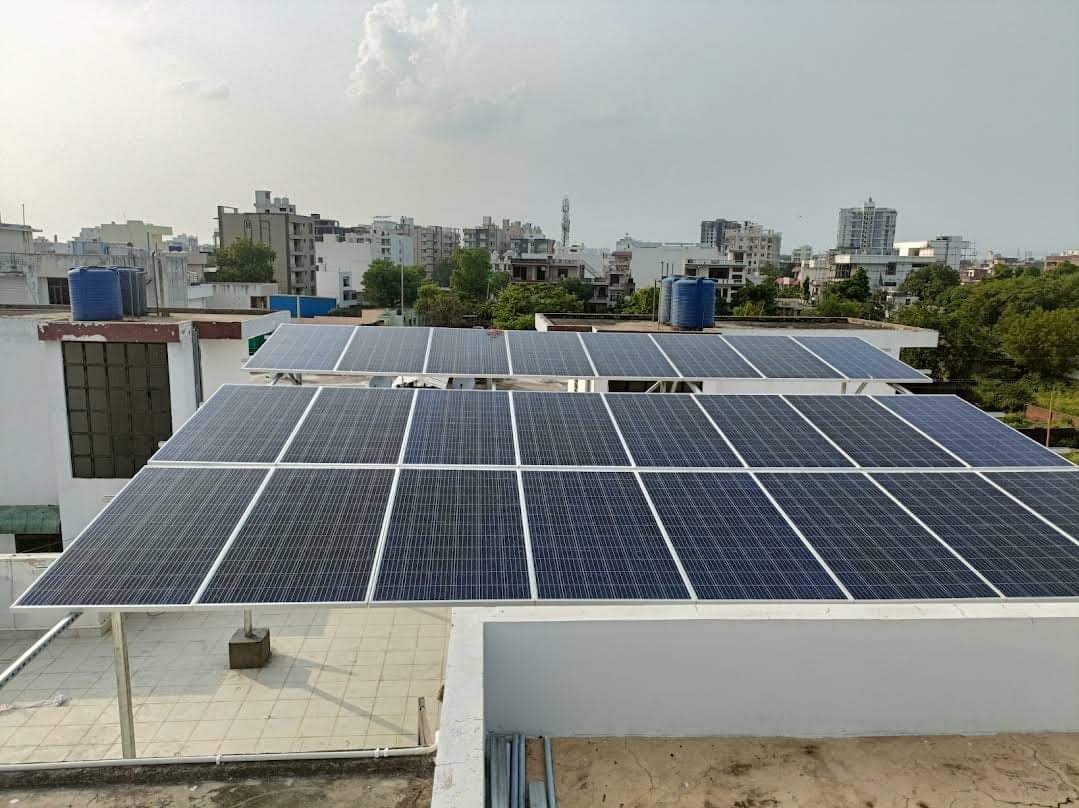solar panel in home