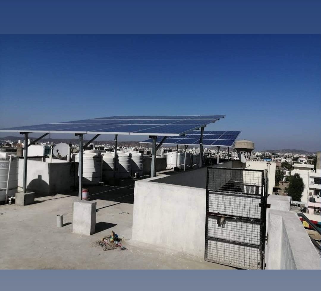 solar panel in home