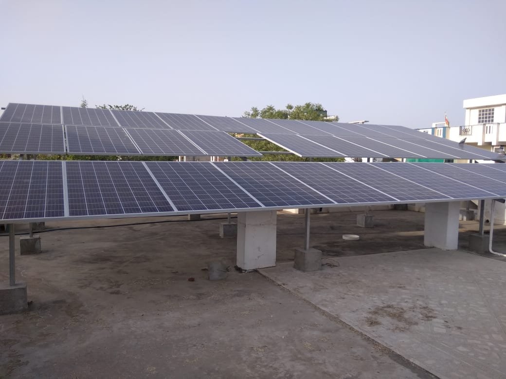 solar panel in home
