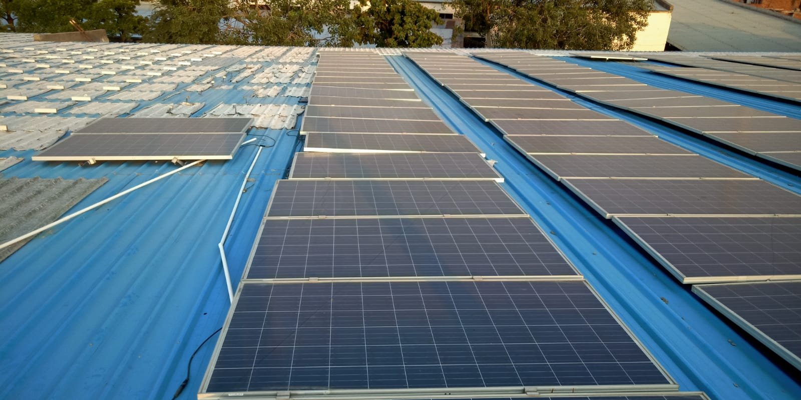 solar panel in home